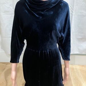 A.L.C Navy velvet mini dress size 0